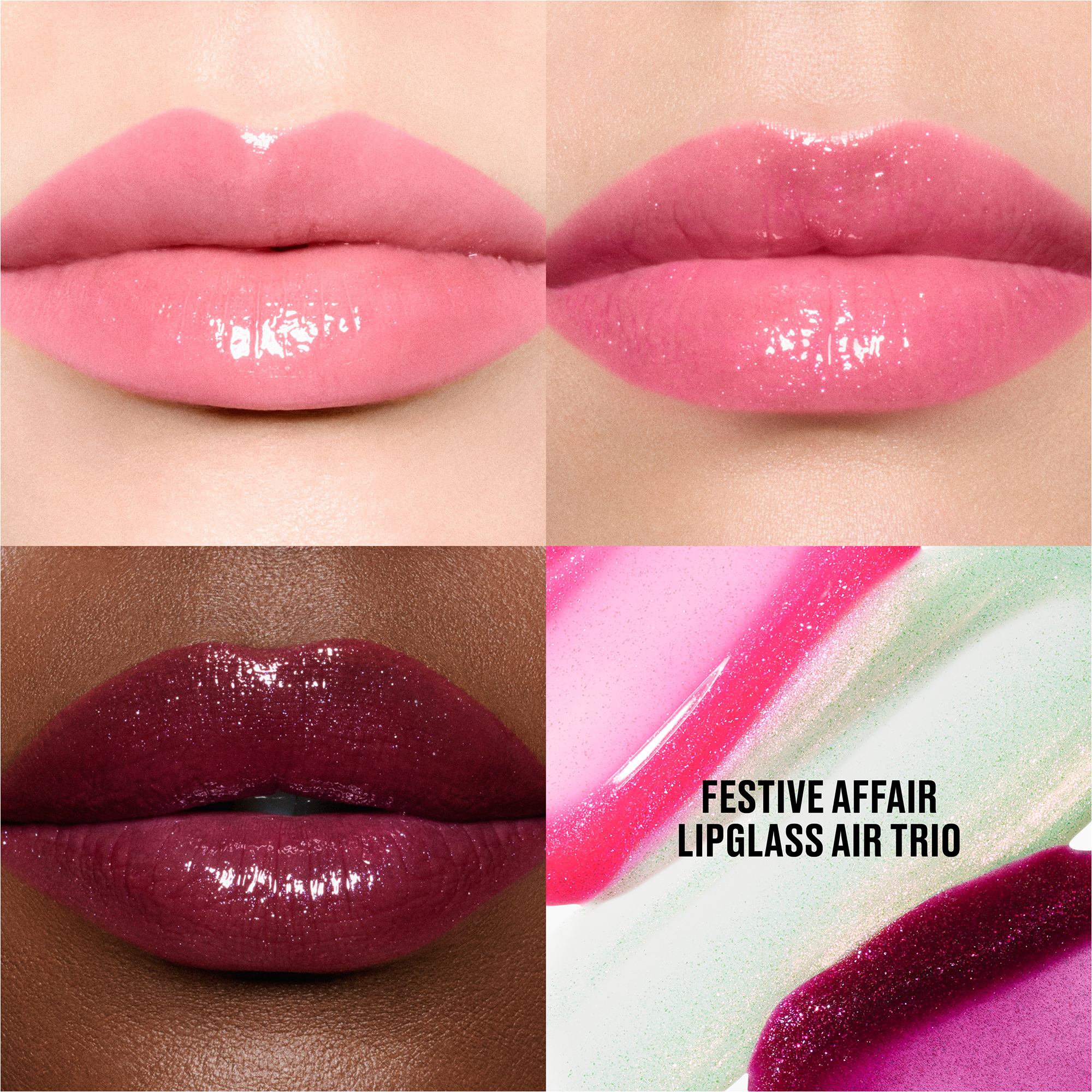 Трио блесков для губ MAC Festival Affair Lipglass Air — фото 3
