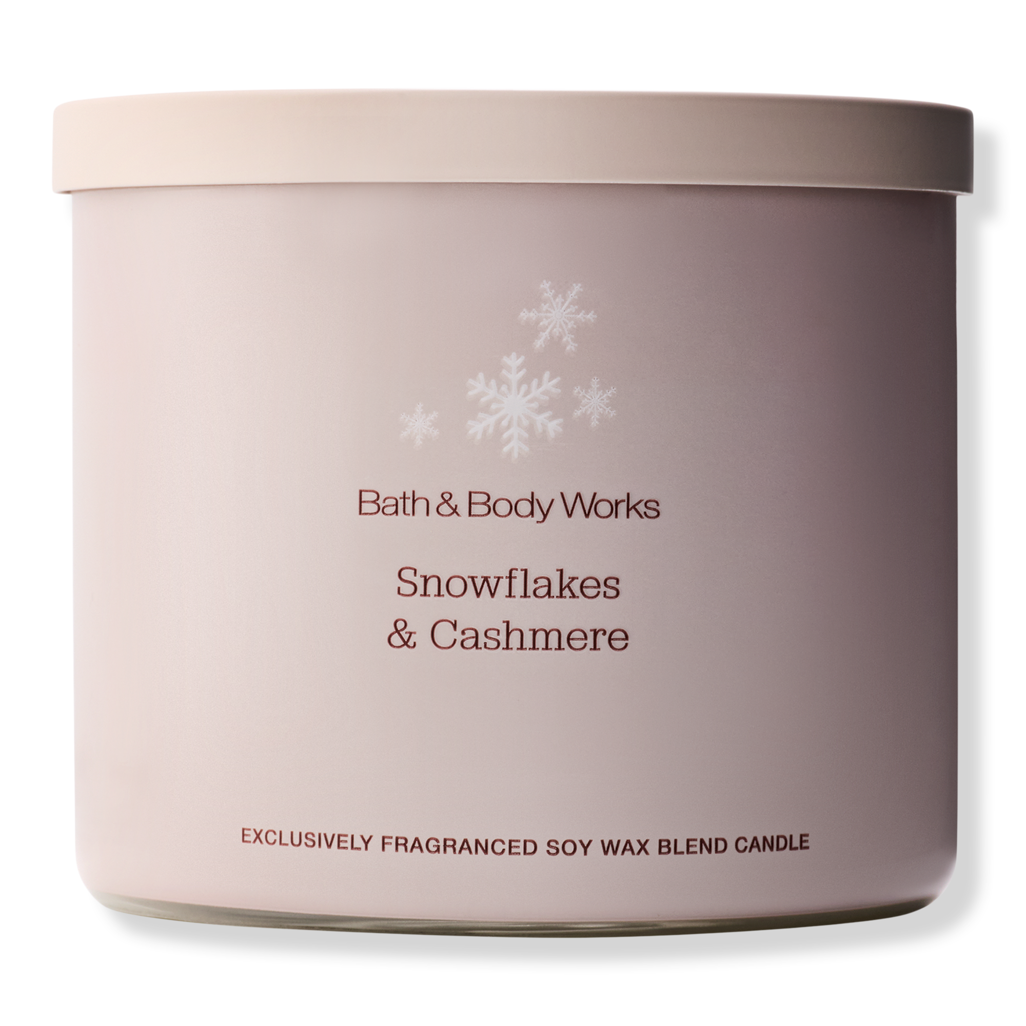 Bath & Body Works Snowflakes & Cashmere 3-Wick Scented Candle #1