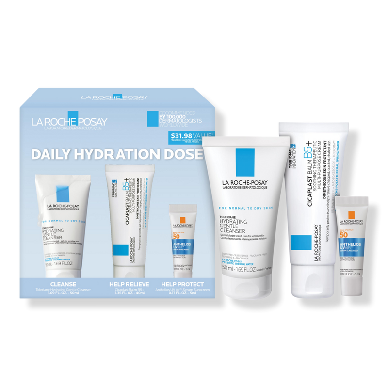 LA ROCHE-POSAY TOLERIANE ULTRA 3本セット La Roche-Posay - Daily Hydration Dose Three Piece Discovery Set