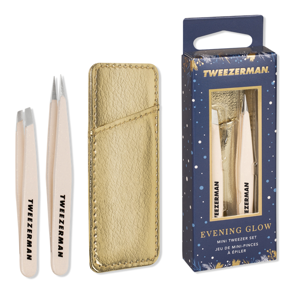 Tweezerman Evening Glow Mini Tweezer Set with Case #1