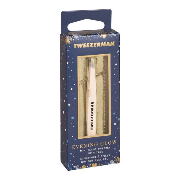 Tweezerman Evening Glow Mini Slant Tweezer with Case #7