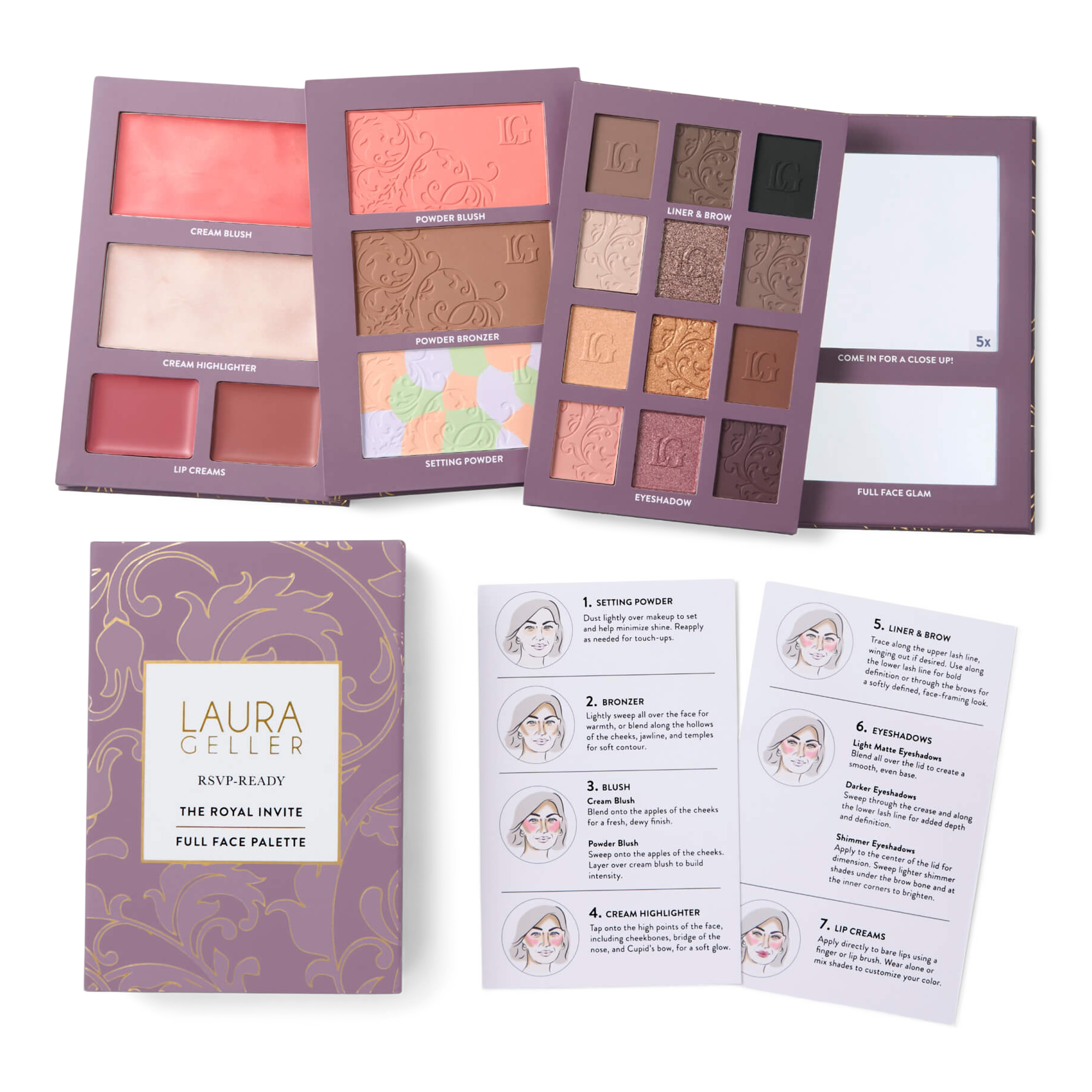 Палетка для лица Laura Geller RSVP-Ready: The Royal Invite — фото 2