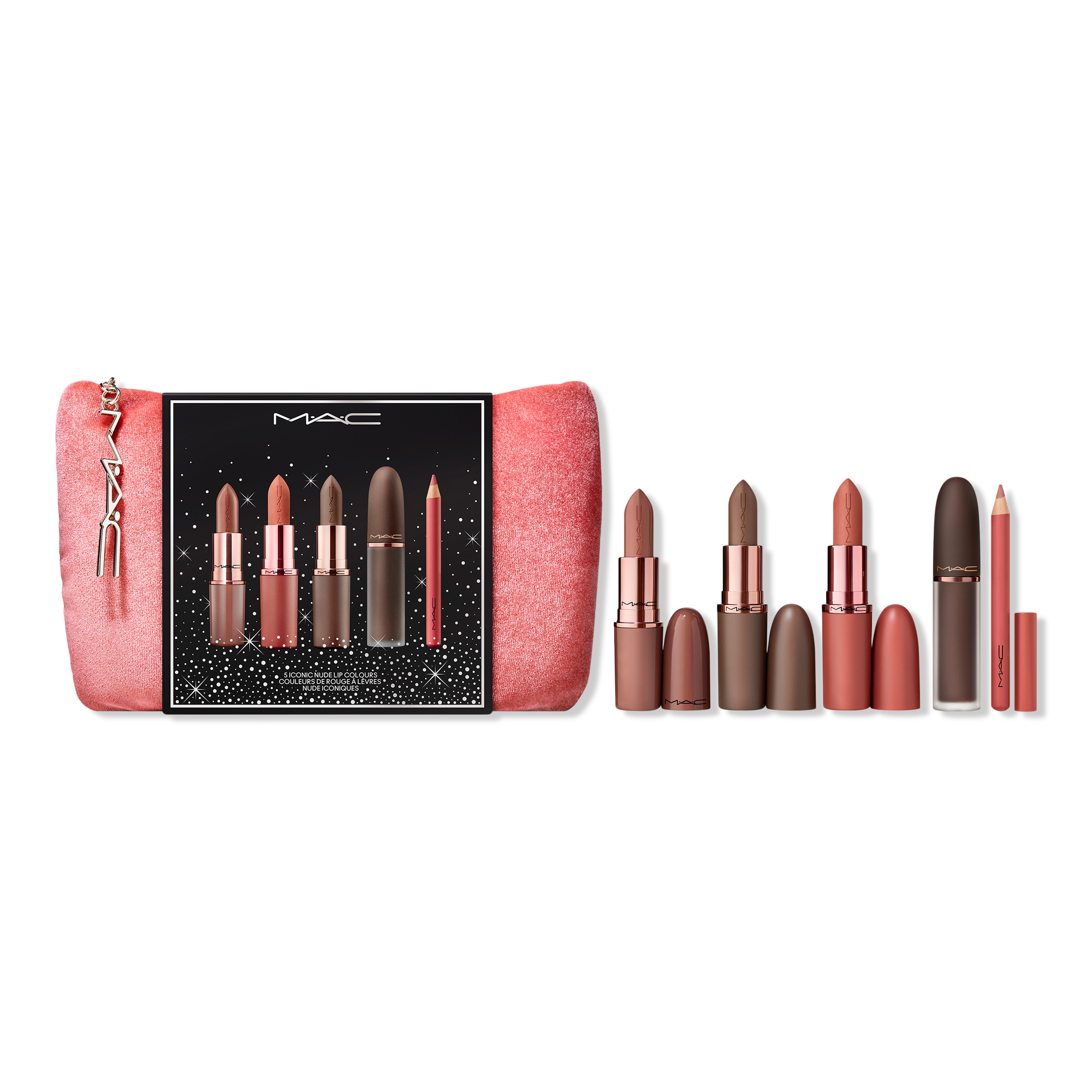 Набор помад MAC Celebrity Nudes Lip Vault