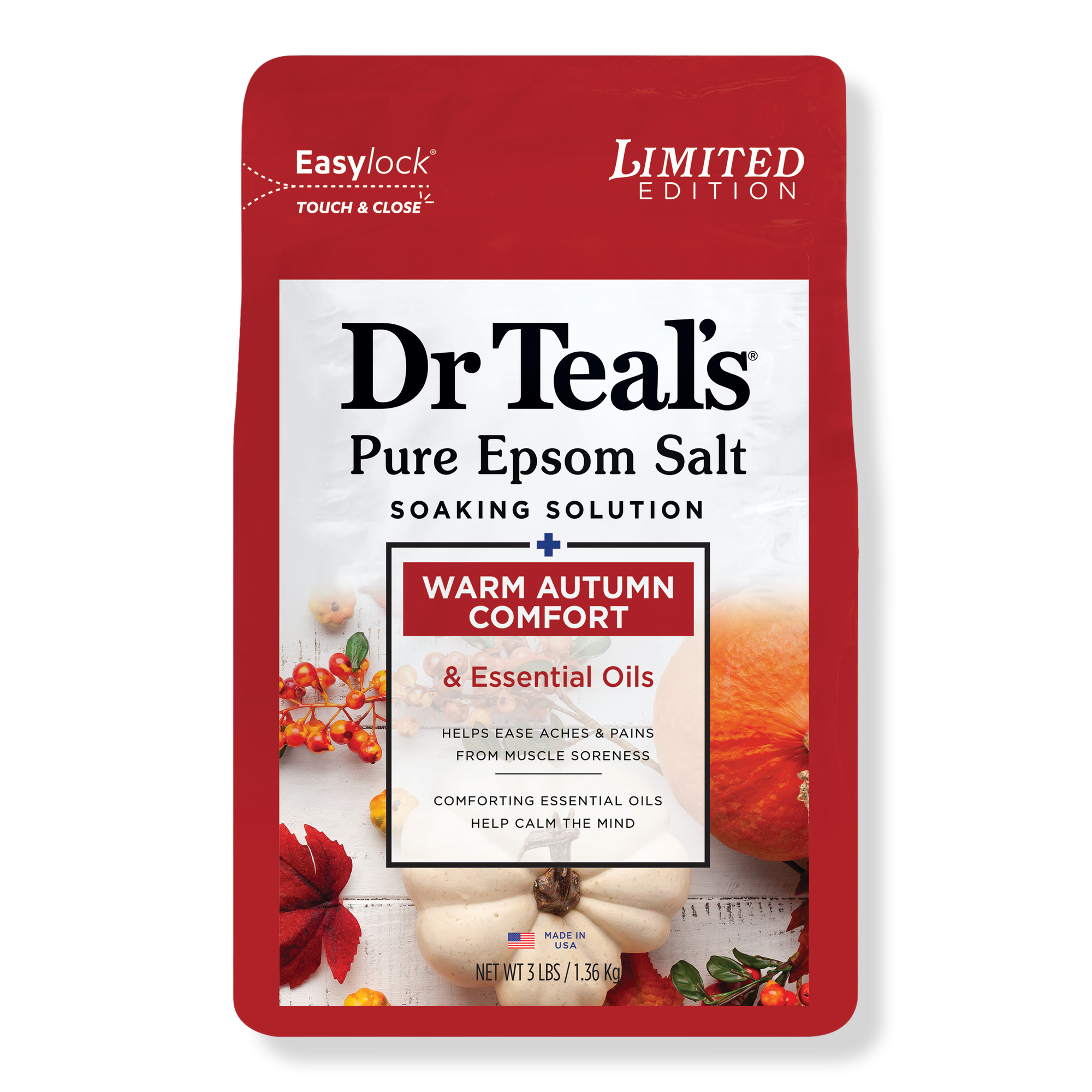Dr Teal's Warm Autumn Comfort Epsom Salt Magnesium Soak #1