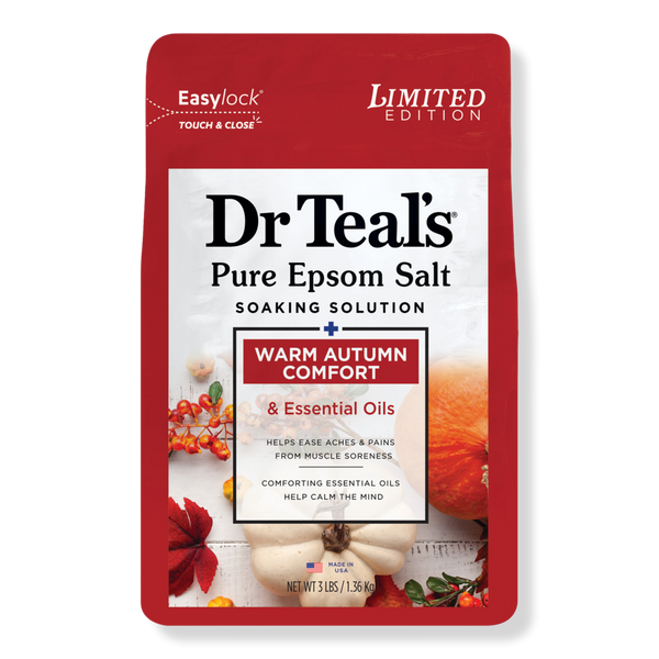 Dr Teal's Warm Autumn Comfort Epsom Salt Magnesium Soak #1