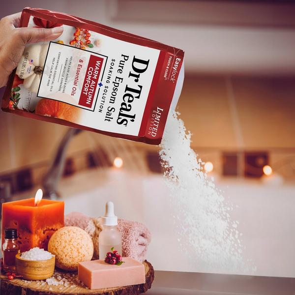 Dr Teal's Warm Autumn Comfort Epsom Salt Magnesium Soak #3