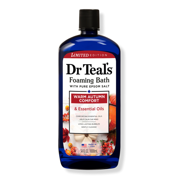 Dr Teal's Warm Autumn Comfort Foaming Bath with Pure Epsom Salt #1