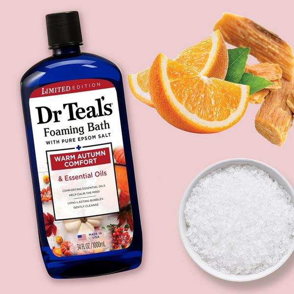 Dr Teal's Warm Autumn Comfort Foaming Bath with Pure Epsom Salt #4