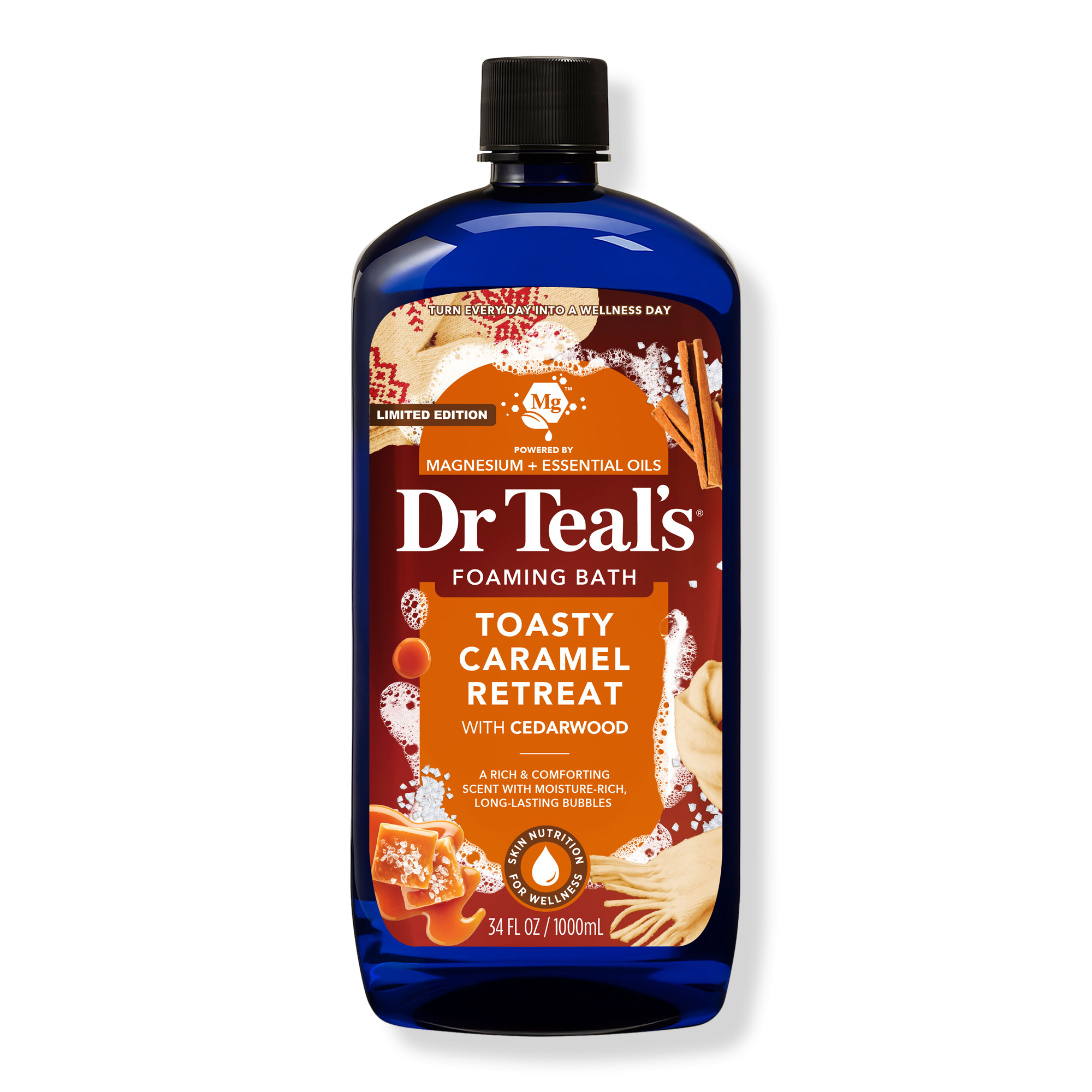 Dr Teal's Toasty Caramel Foaming Bath with Pure Epsom Salt #1