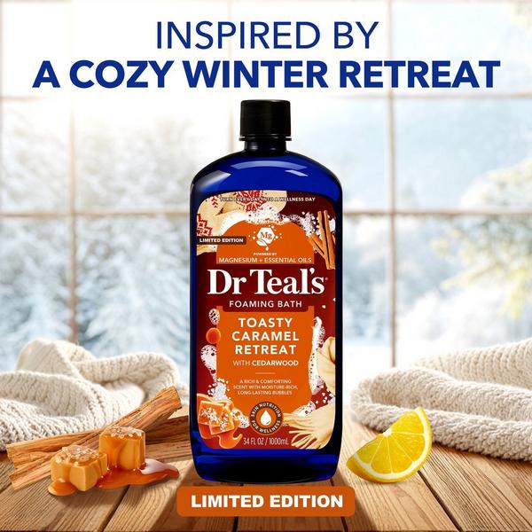 Dr Teal's Toasty Caramel Foaming Bath with Pure Epsom Salt #2