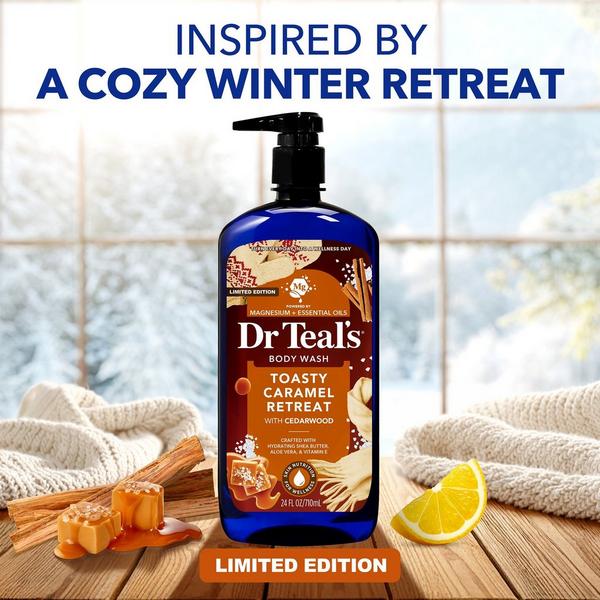 Dr Teal's Toasty Caramel Body Wash with Pure Epsom Salt #2