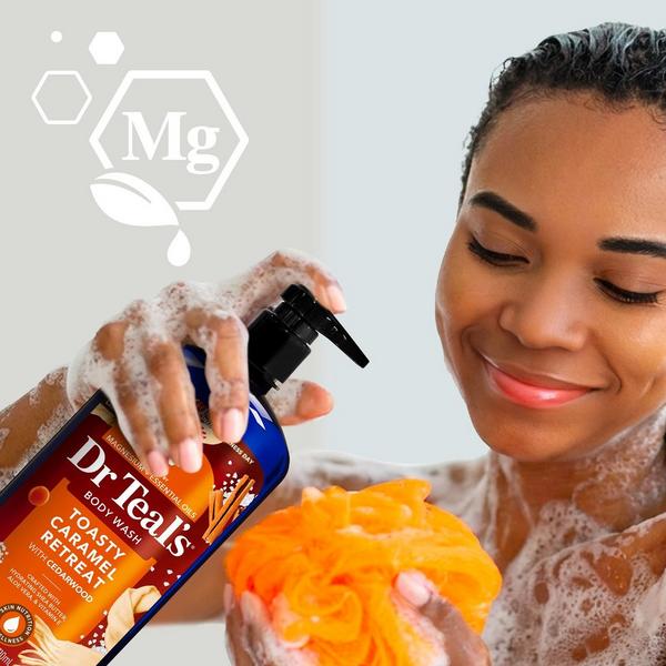 Dr Teal's Toasty Caramel Body Wash with Pure Epsom Salt #3