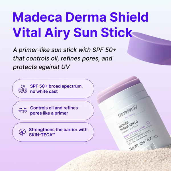 Centellian24 Madeca Derma Shield Vital Airy Sun Stick SPF 50+ #4