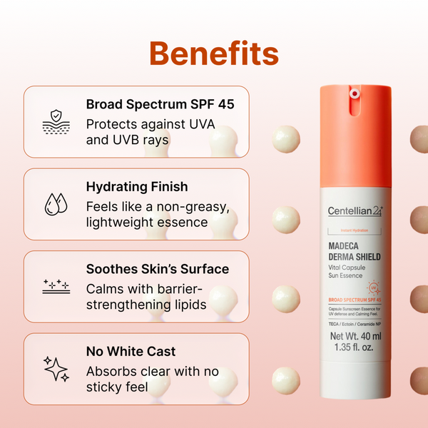 Centellian24 Madeca Derma Shield Vital Capsule Sun Essence SPF 45 #5