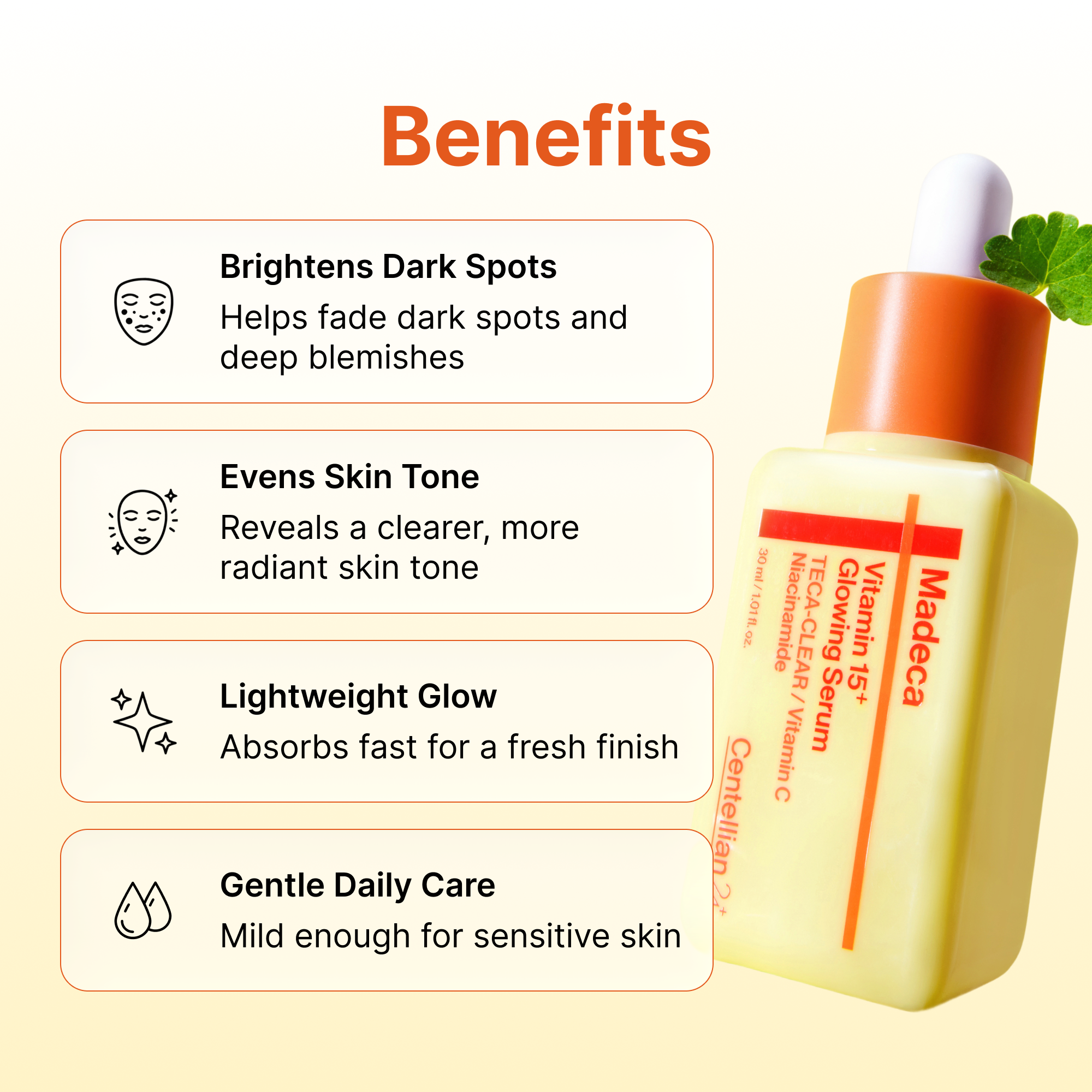 Сыворотка для сияния кожи с витамином 15+ Centellian24 Madeca Vitamin — фото 5