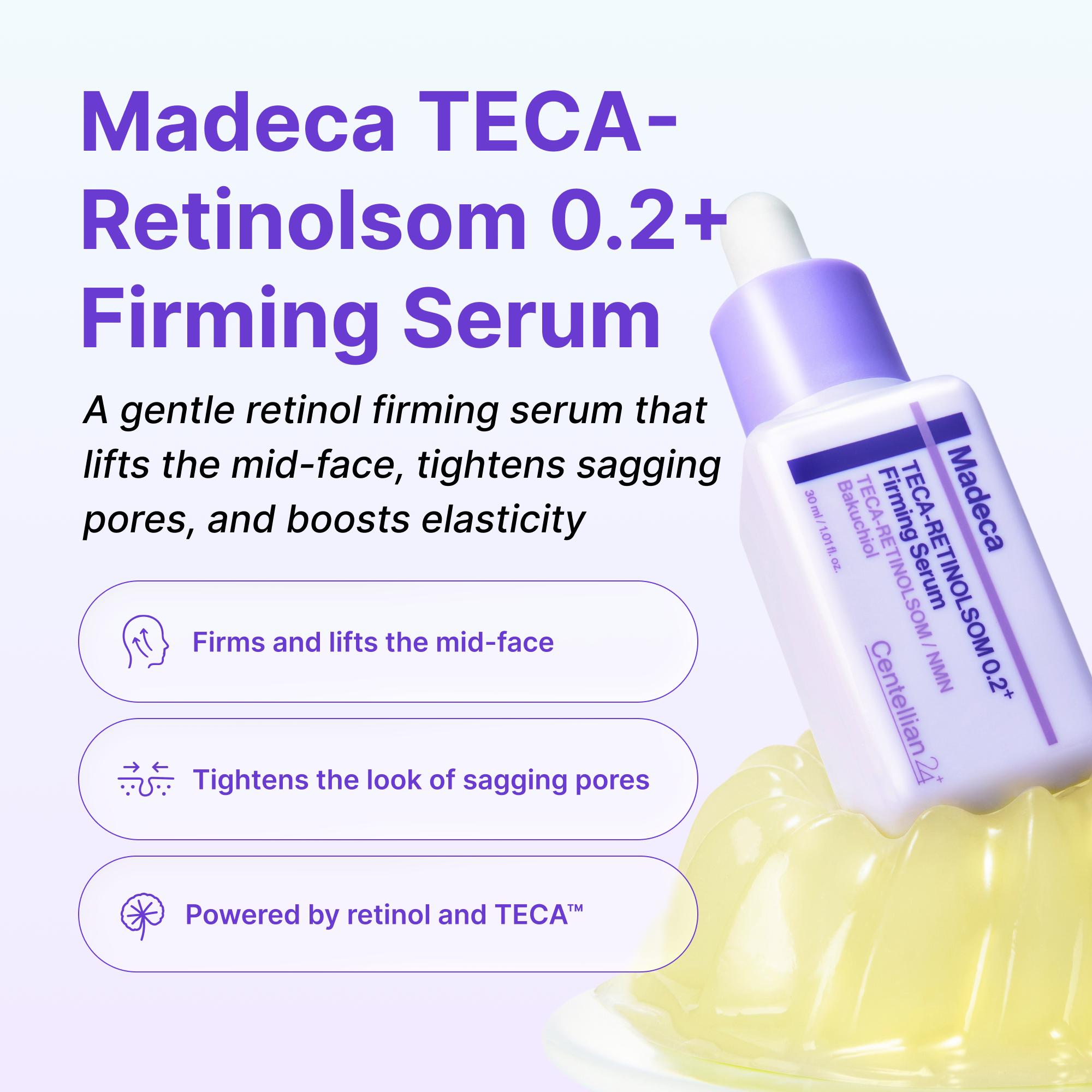 Укрепляющая сыворотка для лица с ретинолом 0.2+ Centellian24 Madeca Teca Retinolsom — фото 3