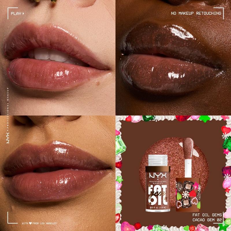 NYX Professional Makeup - Cacao Gem Fat Oil Gem Lip Drip | Ulta Beauty