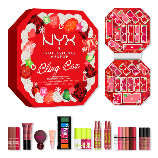 NYX Professional Makeup Bling Box 24 Day Holiday Advent Calendar #1