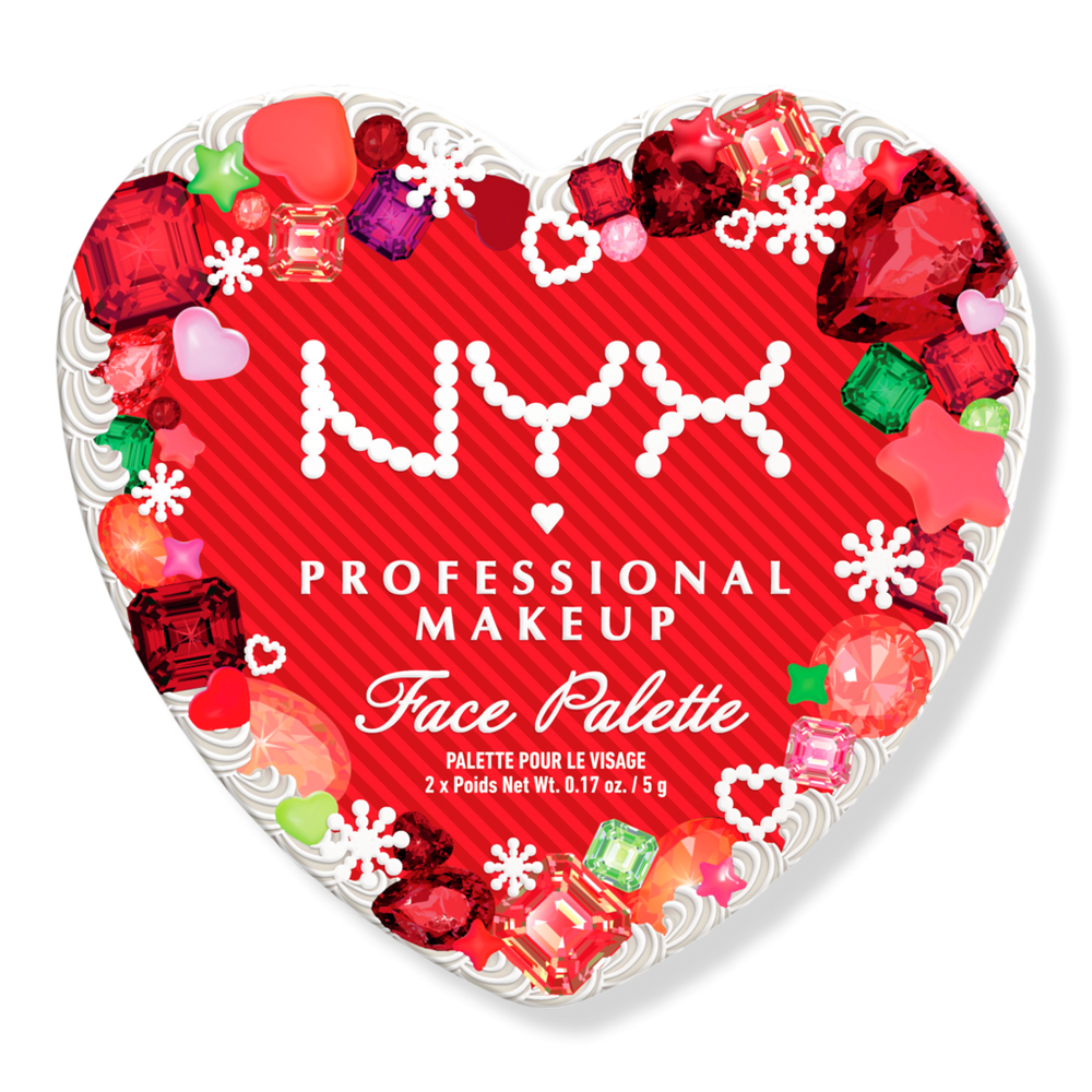 NYX Professional Makeup Blush and Highlighter Duo Face Palette - Pink Gem & Quartz