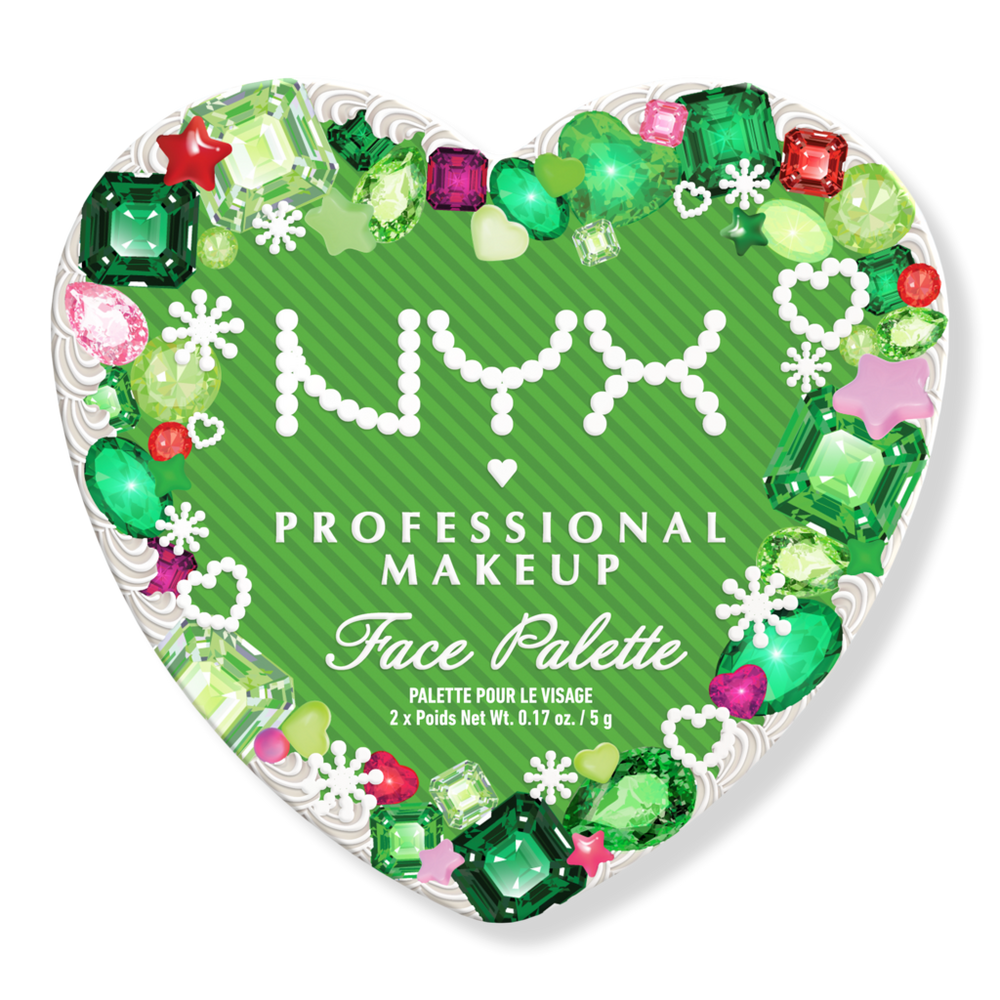 NYX Professional Makeup Blush and Highlighter Duo Face Palette - Hot Gem & Topaz