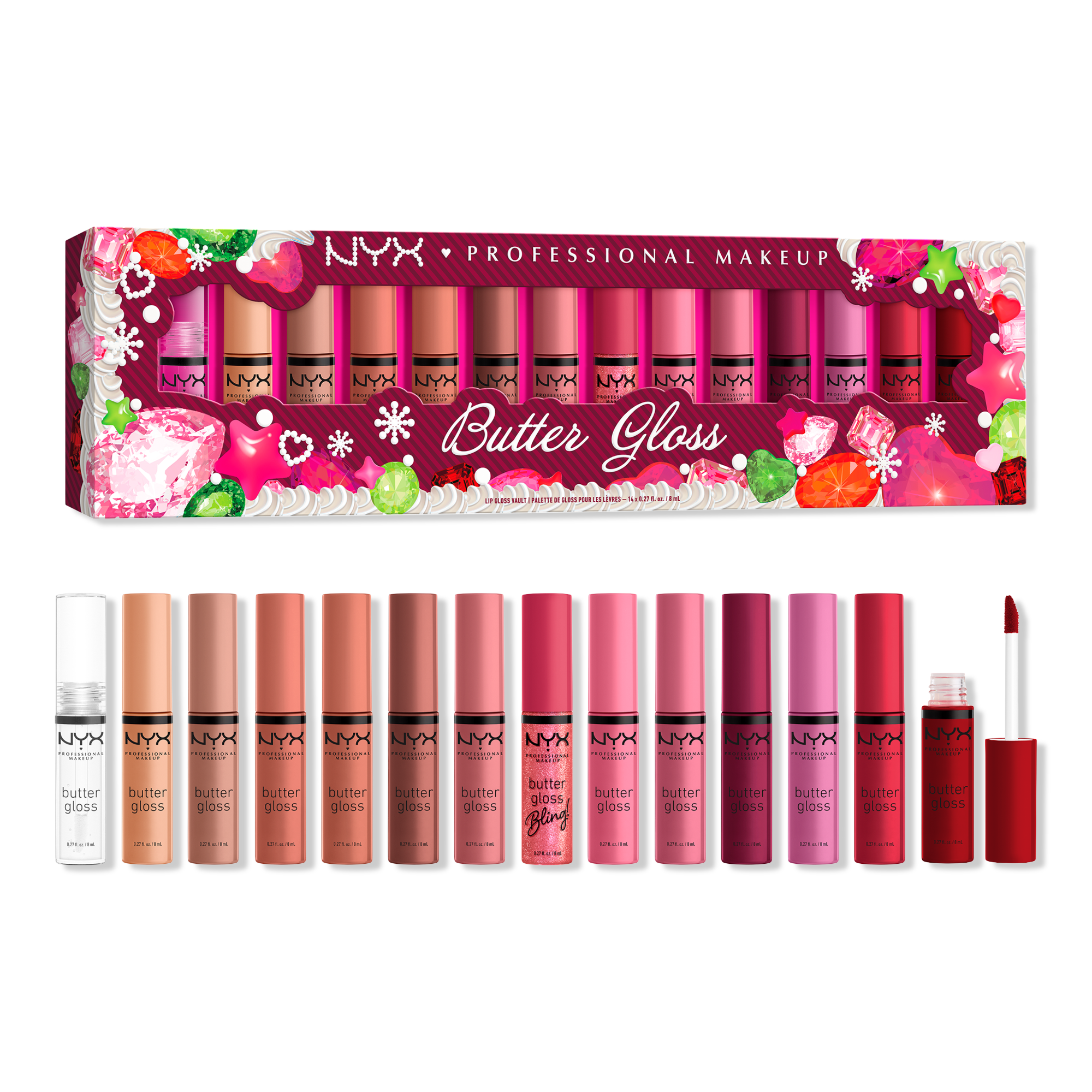 NYX Professional Makeup Butter Gloss Lip Gloss Vault #1