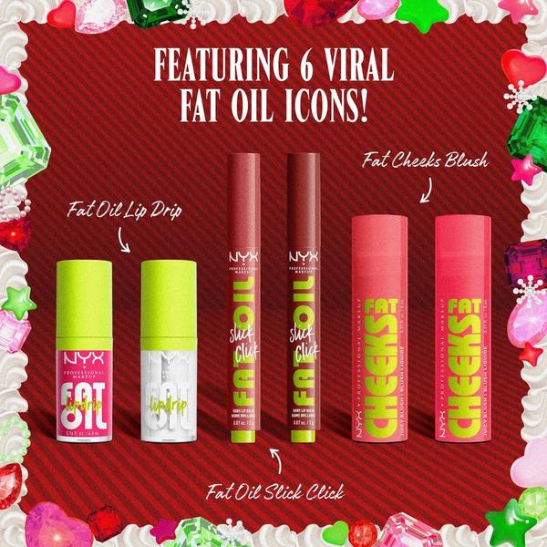 NYX Professional Makeup Fat Oil Holiday Lip and Cheek Kit #4