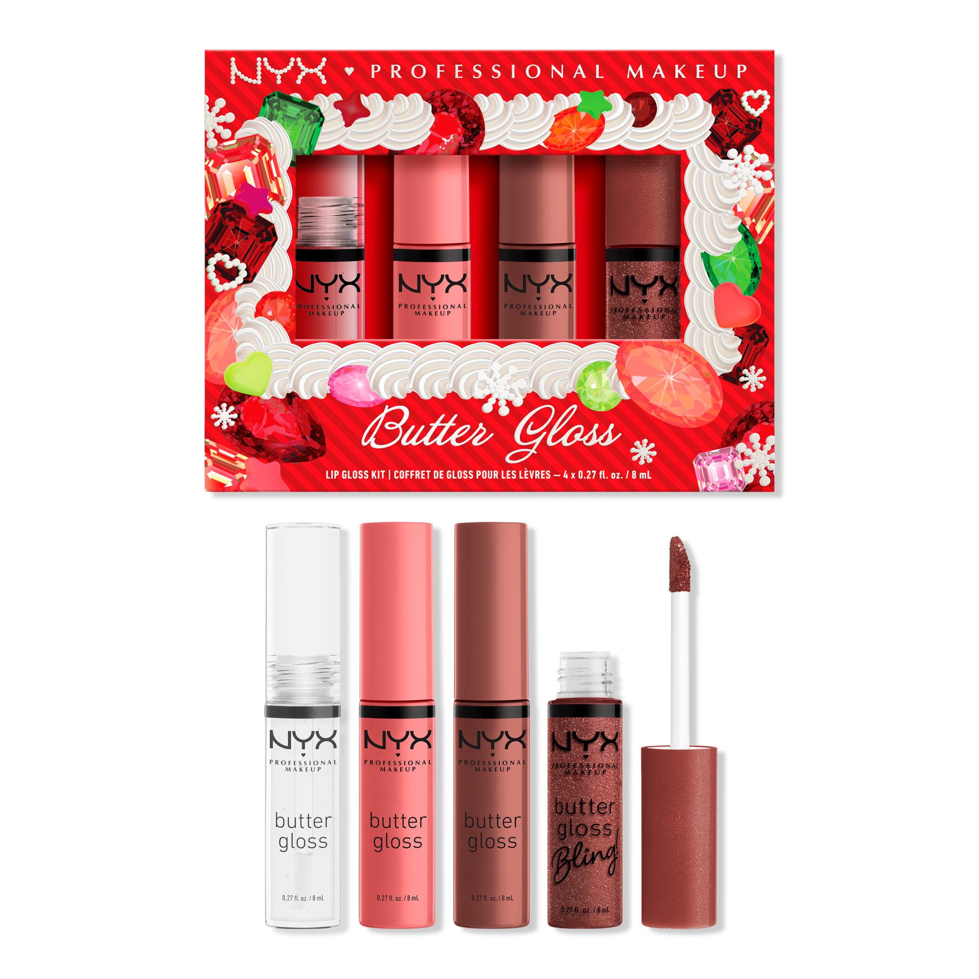 NYX Professional Makeup Butter Gloss Lip Gloss Kit Limited Edition #1