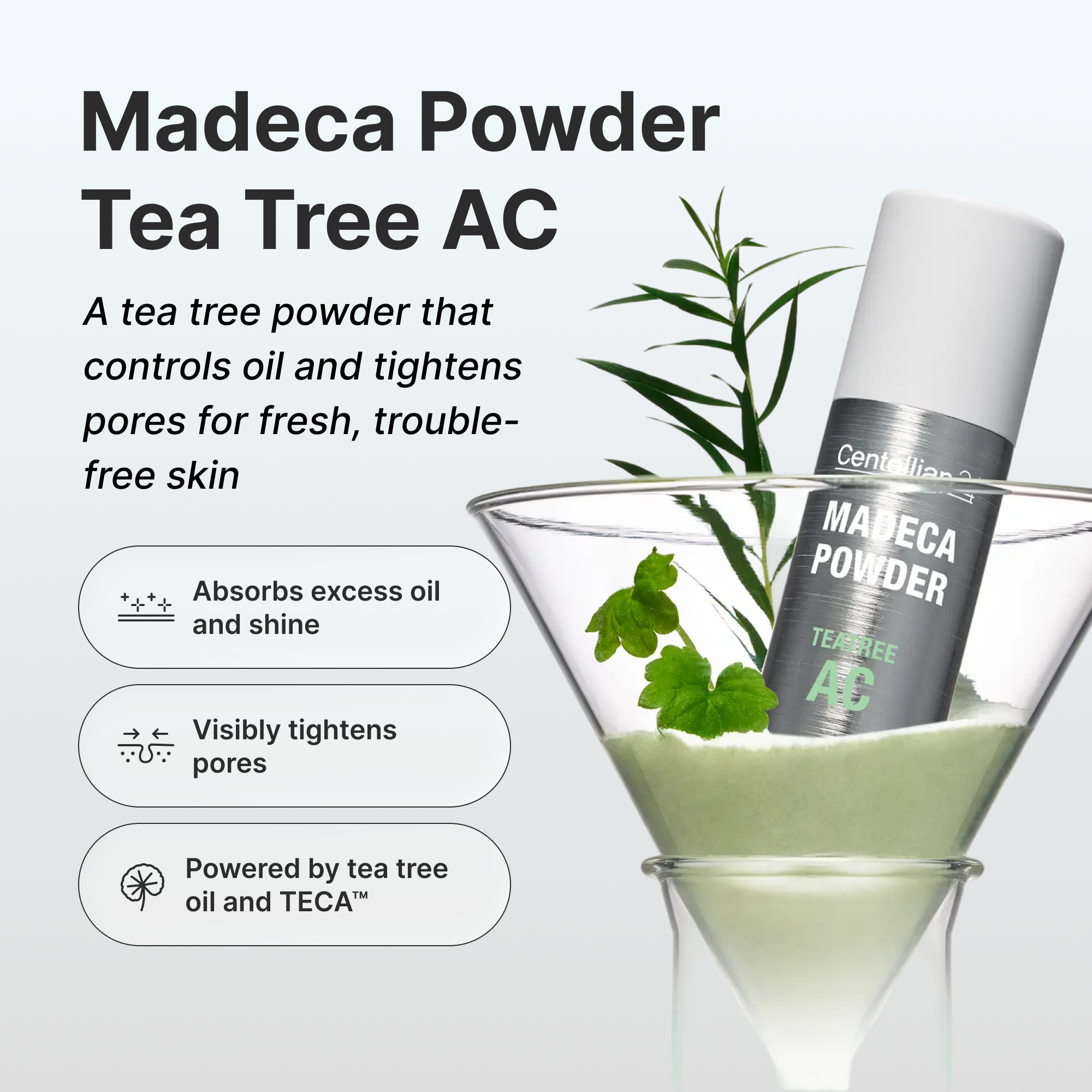Средство для проблемной кожи с чайным деревом Centellian24 Madeca Powder Tea Tree AC — фото 3