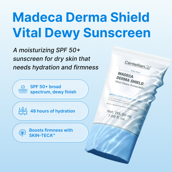 Centellian24 Madeca Derma Shield Vital Dewy Sunscreen Cream SPF 50+ #3