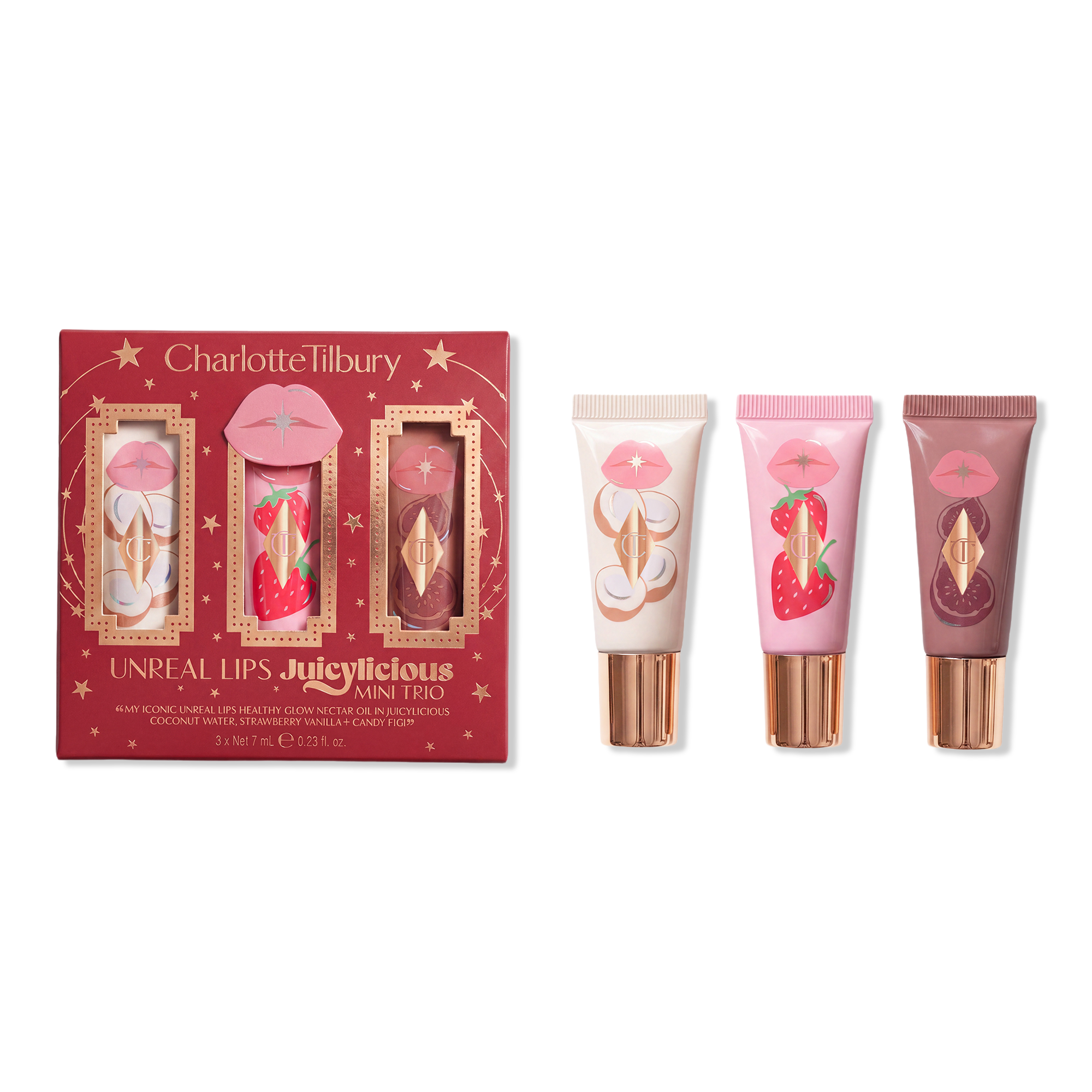 Charlotte Tilbury Unreal Lips Juicylicious Mini Trio #1
