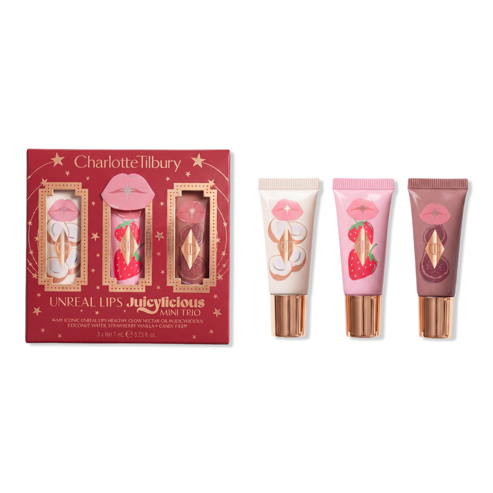 Charlotte Tilbury Unreal Lips Juicylicious Mini Trio - Mini Lip Kit