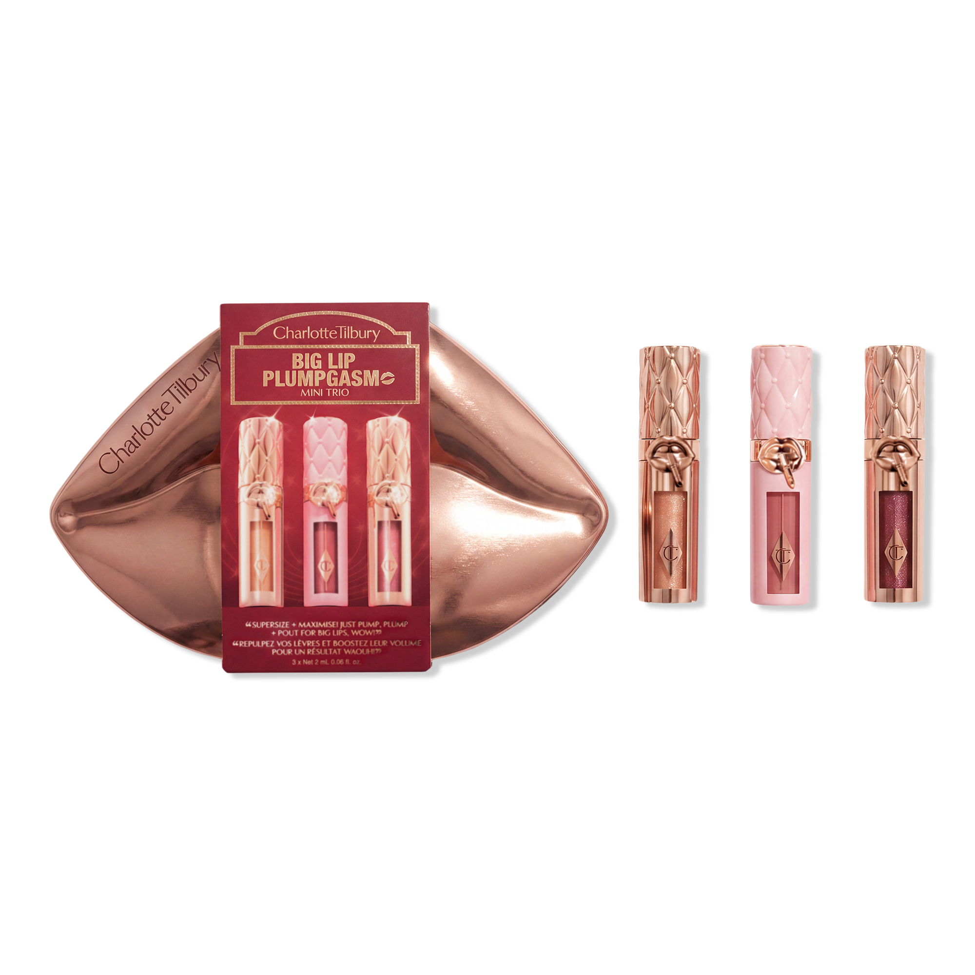 Charlotte Tilbury Big Lip Plumpgasm Mini Trio #1