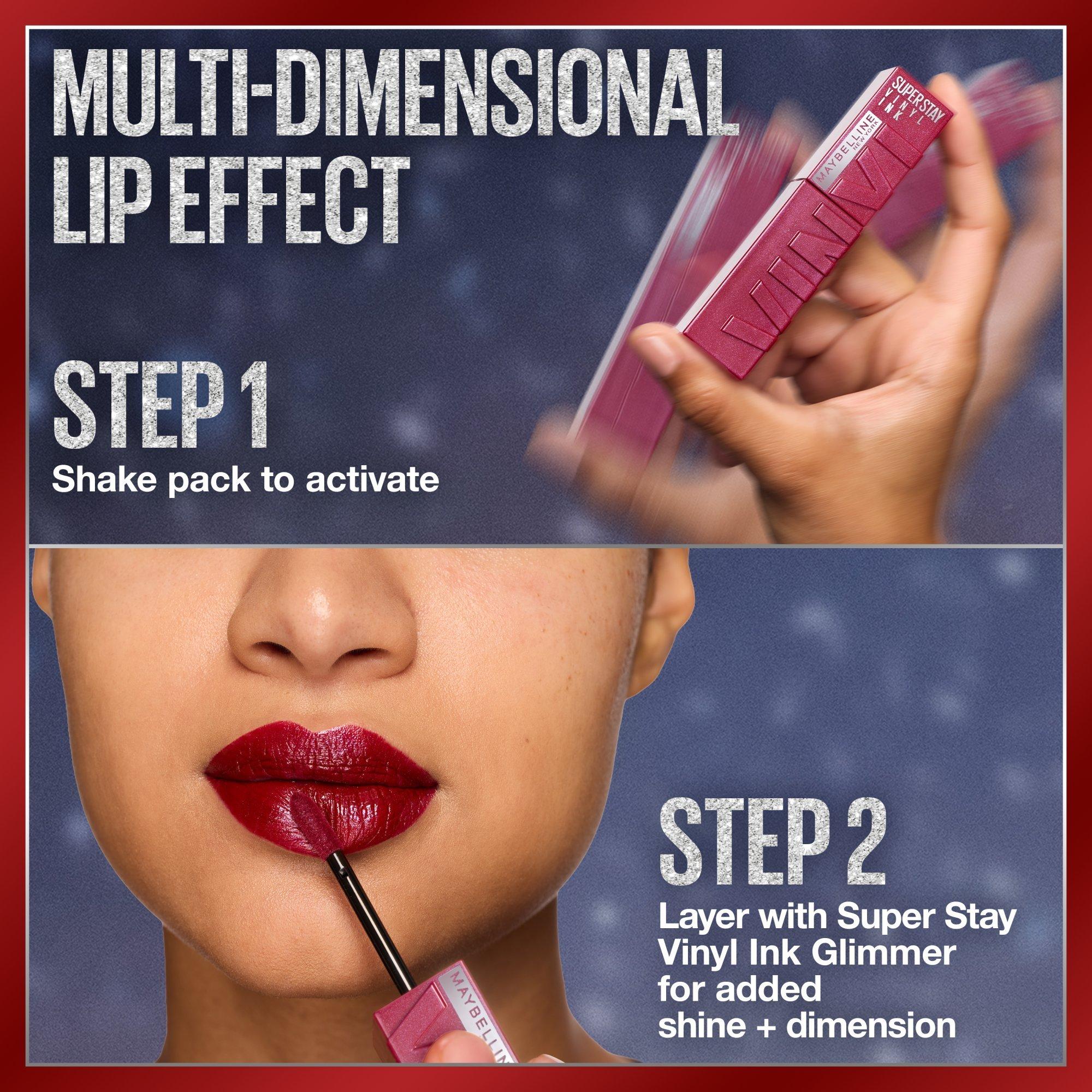 Maybelline Vinyl Ink Glimmer Collection, цвет: Аметистовый — фото 3