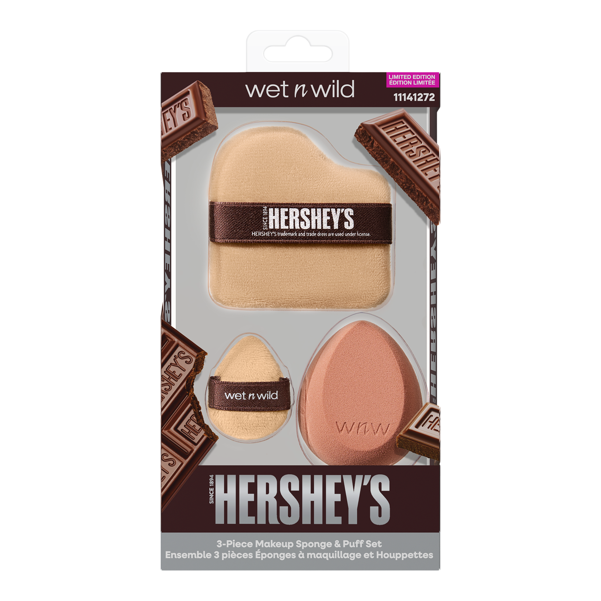Набор из 3 спонжей и пуховок для макияжа Wet n Wild Hershey's — фото 3