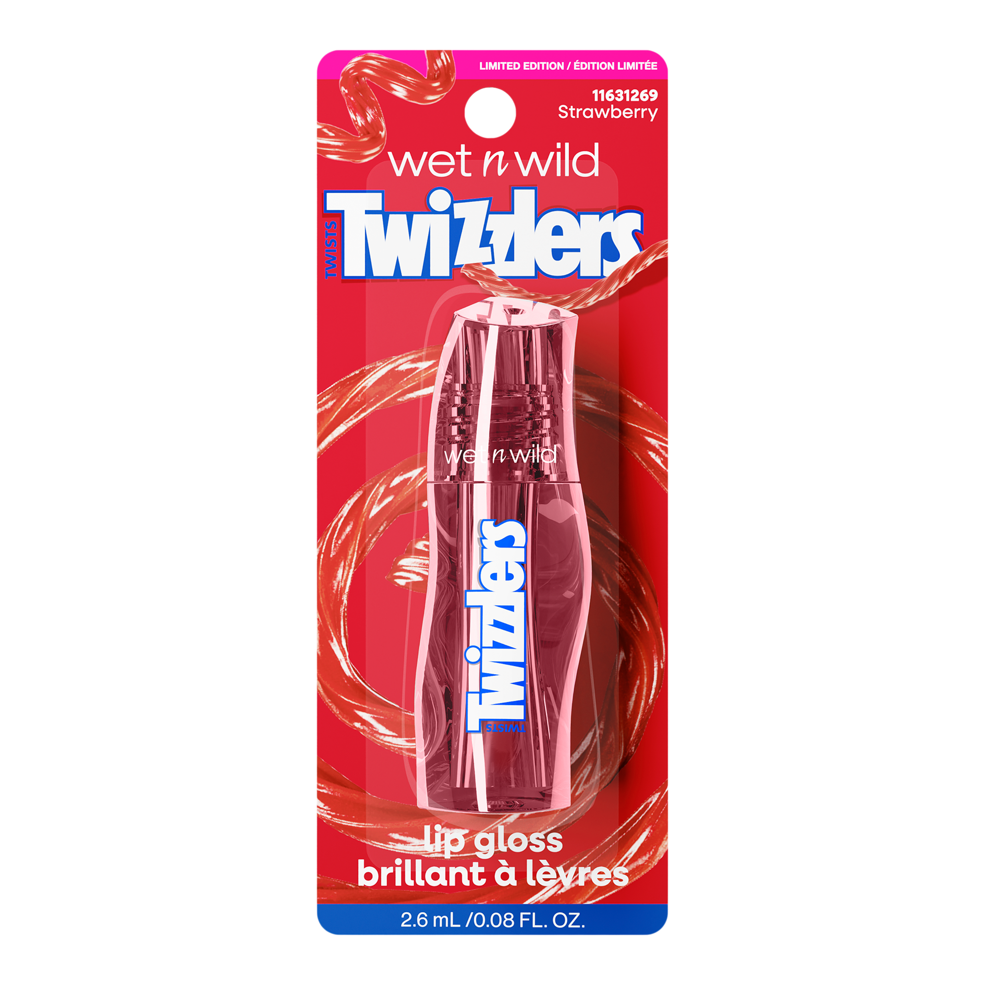 Блеск для губ Wet n Wild Twizzlers, Strawberry — фото 5