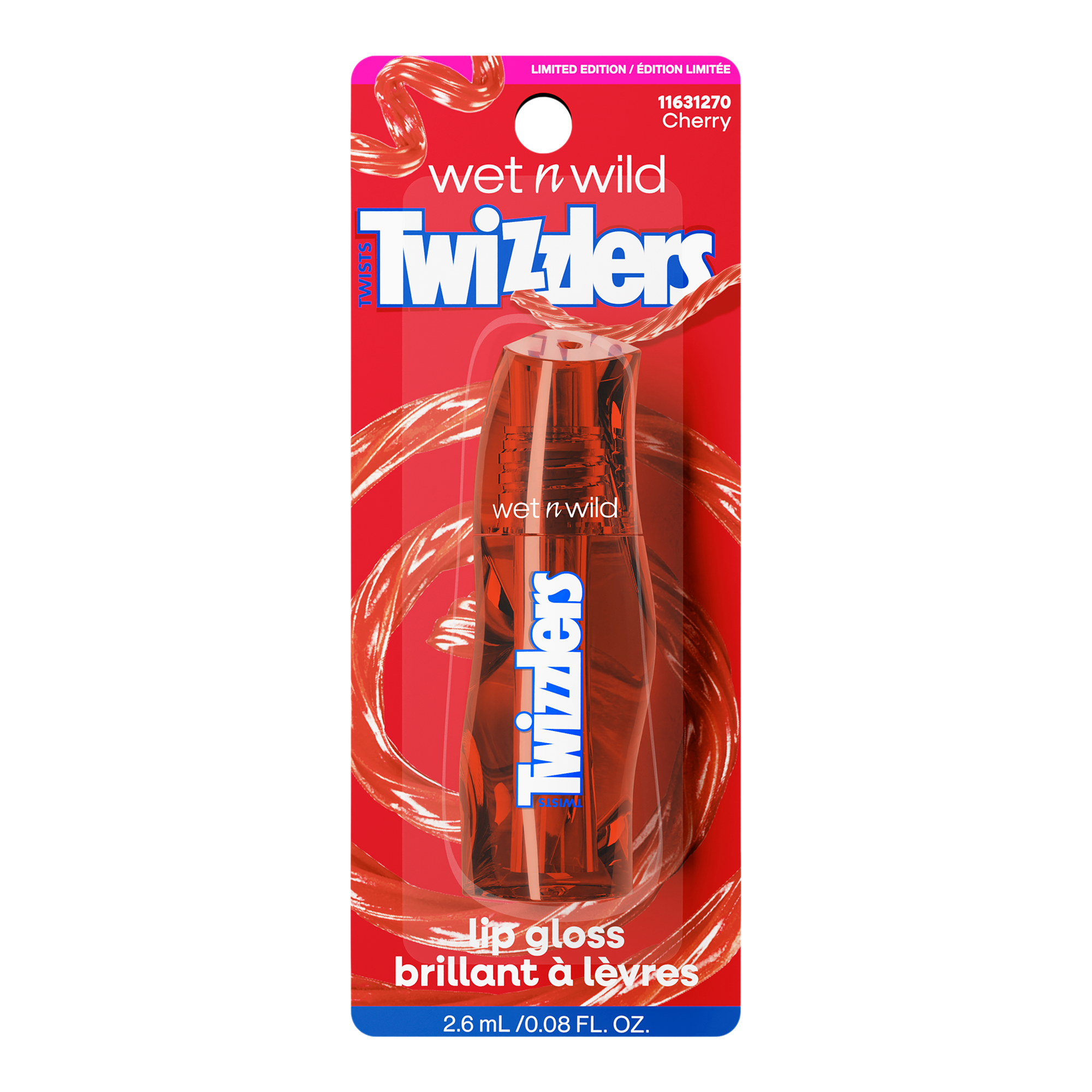 Блеск для губ Wet n Wild Twizzlers, Cherry — фото 4