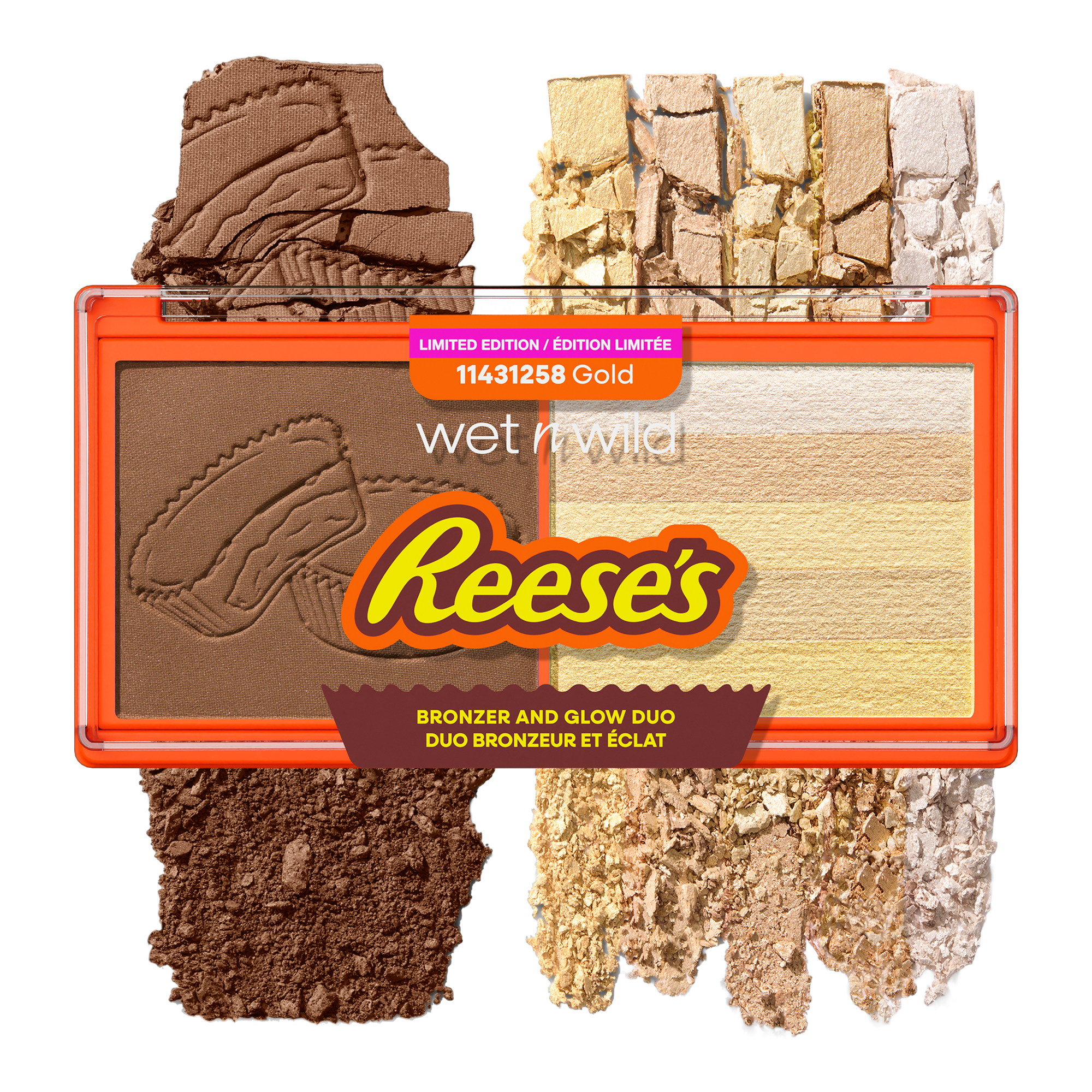 Дуэт бронзера и хайлайтера Wet n Wild Reese's, Gold — фото 3