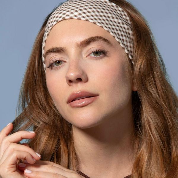 Wet Brush Wet Brush x Hill House Brown Gingham and Bluebell Waltz Headwraps 2ct #3