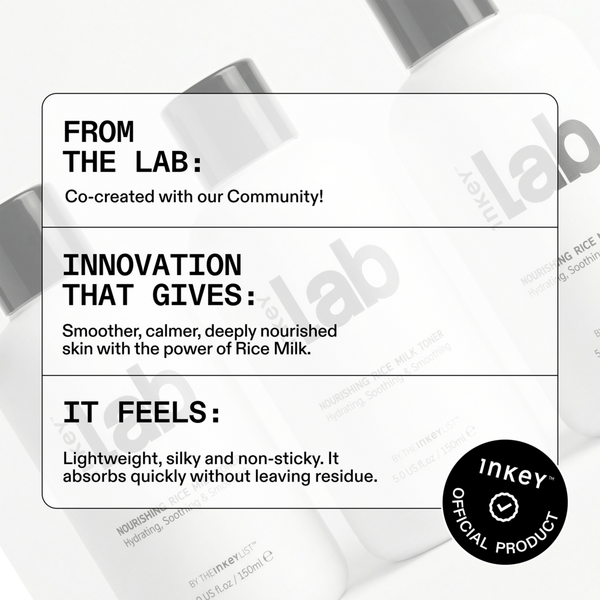 The INKEY List Inkey Lab Nourishing Rice Milk Hydrating Toner #4