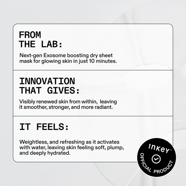 The INKEY List Inkey Lab Exosome Boosting Dry Sheet Mask #3