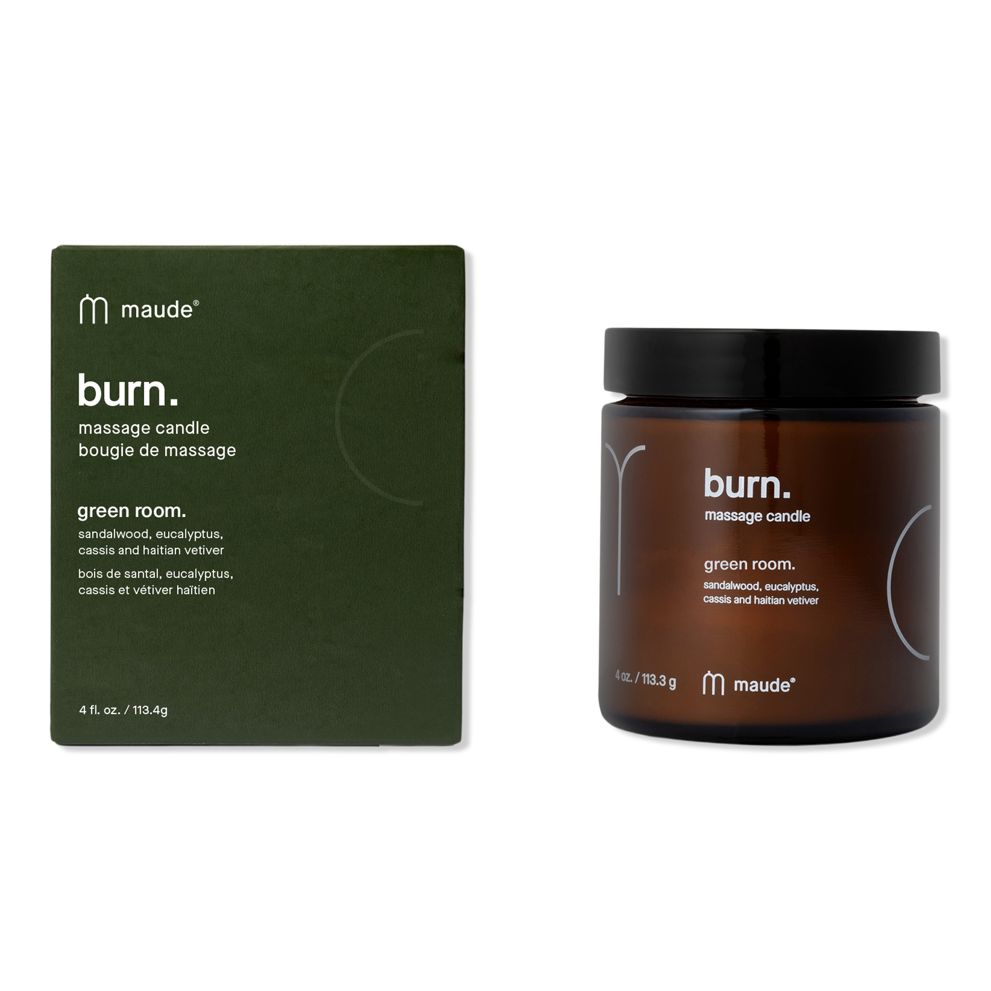 maude Burn Massage Oil Candle #1