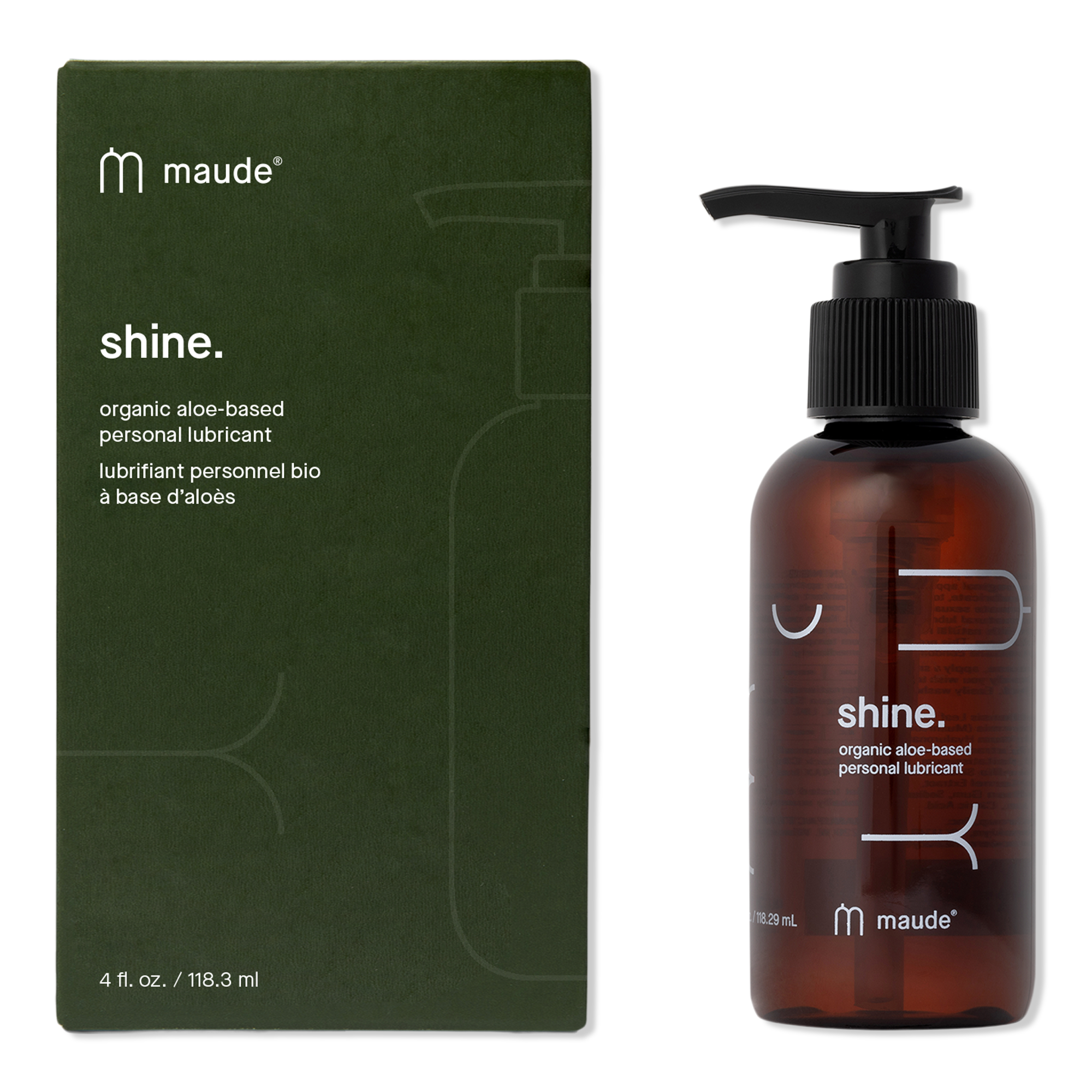 maude Shine Aloe Water-Based Personal Lubricant #1