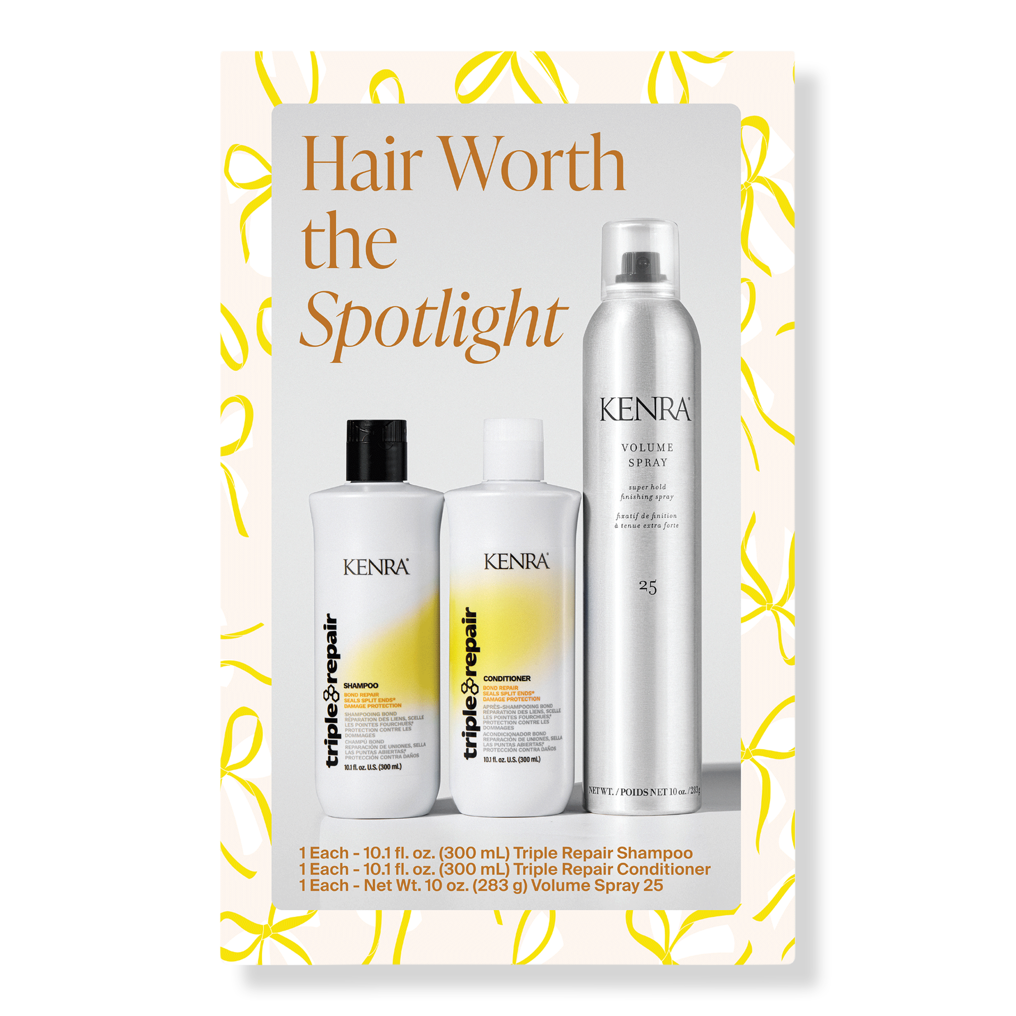 Kenra Professional Hair Worth the Spotlight Strengthening Set #1