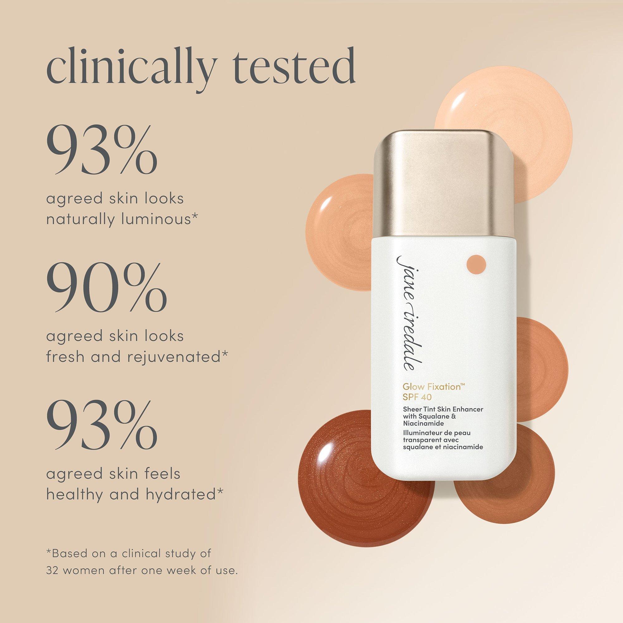 Тонирующее средство jane iredale Glow Fixation SPF 40 со скваланом и ниацинамидом, цвет: Dark To Deep — фото 3