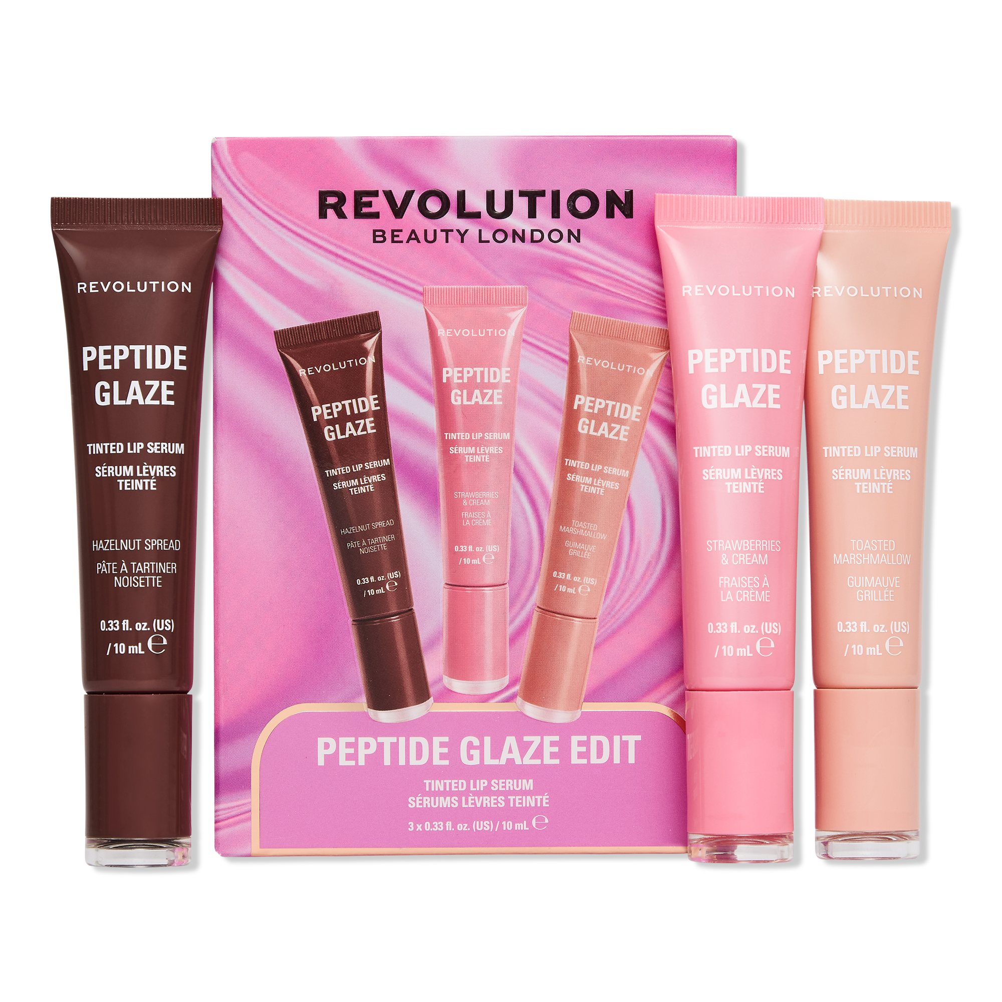 Набор для губ Revolution Beauty Peptide Glaze Edit — фото 1