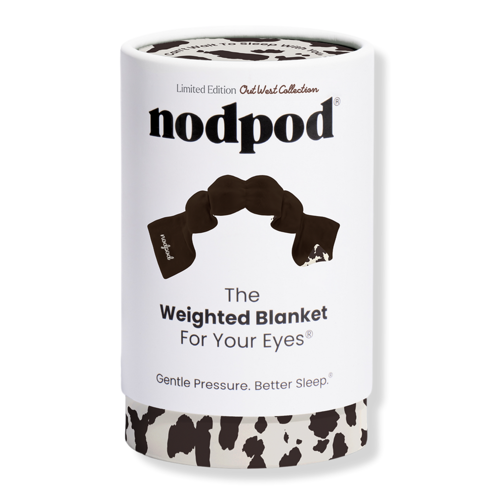 Nodpod Weighted Blanket For Your Eyes - Out West Collection - Cowhide