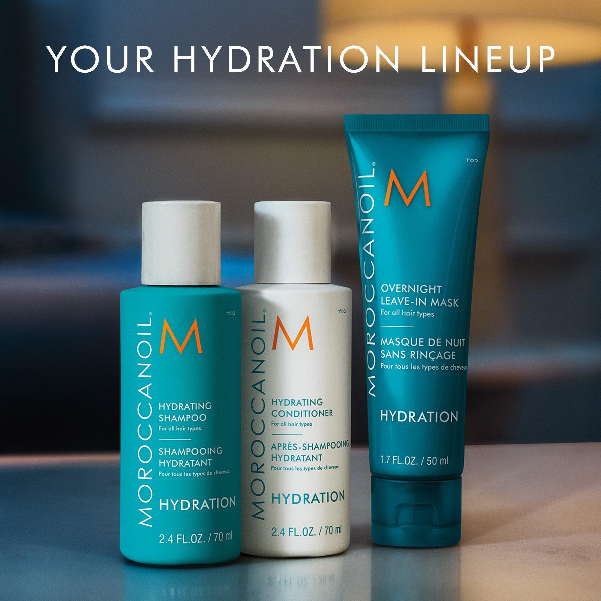 Moroccanoil Overnight Hydrating Leave-in Hair Mask Treatment Serum Value Set — фото 8