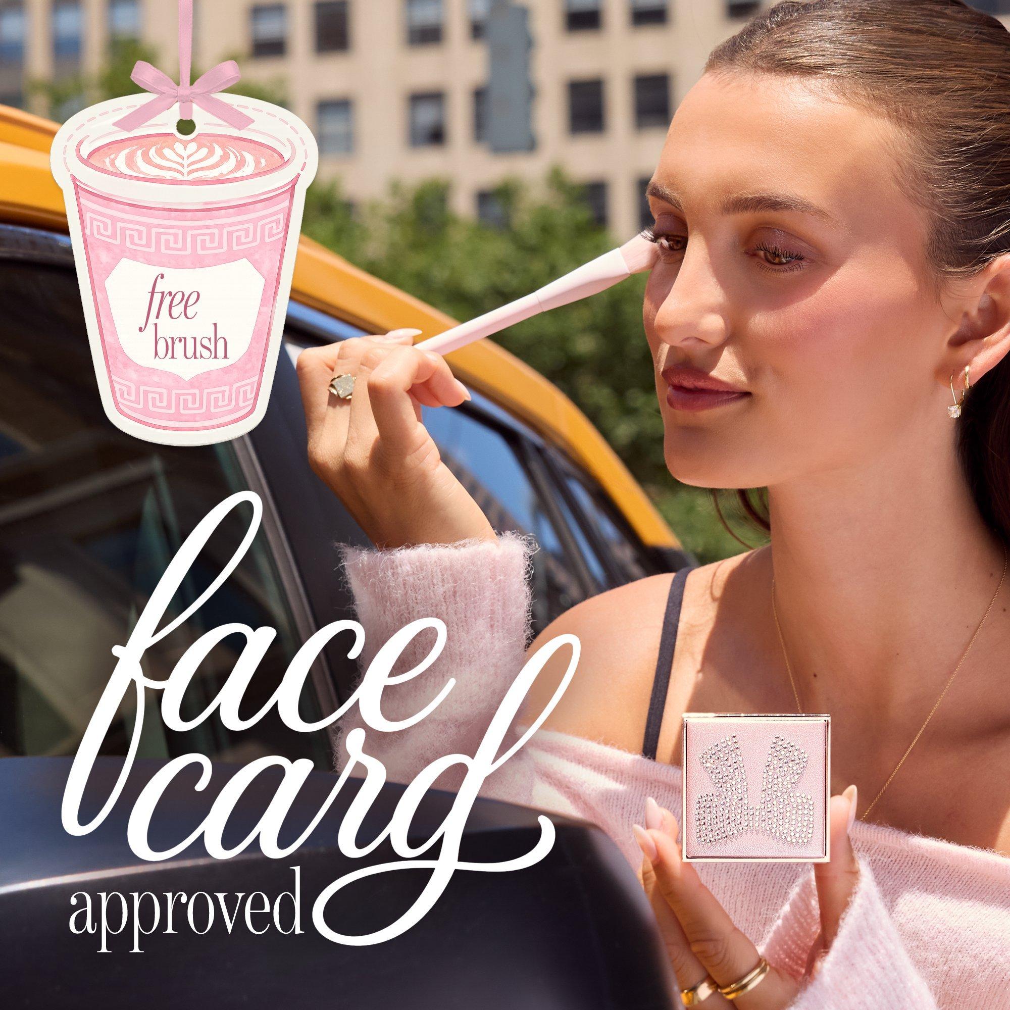 Корректор для кожи под глазами и кисть Tarte Face Card Never Declines CC, цвет: Светлый средний персиковый — фото 4