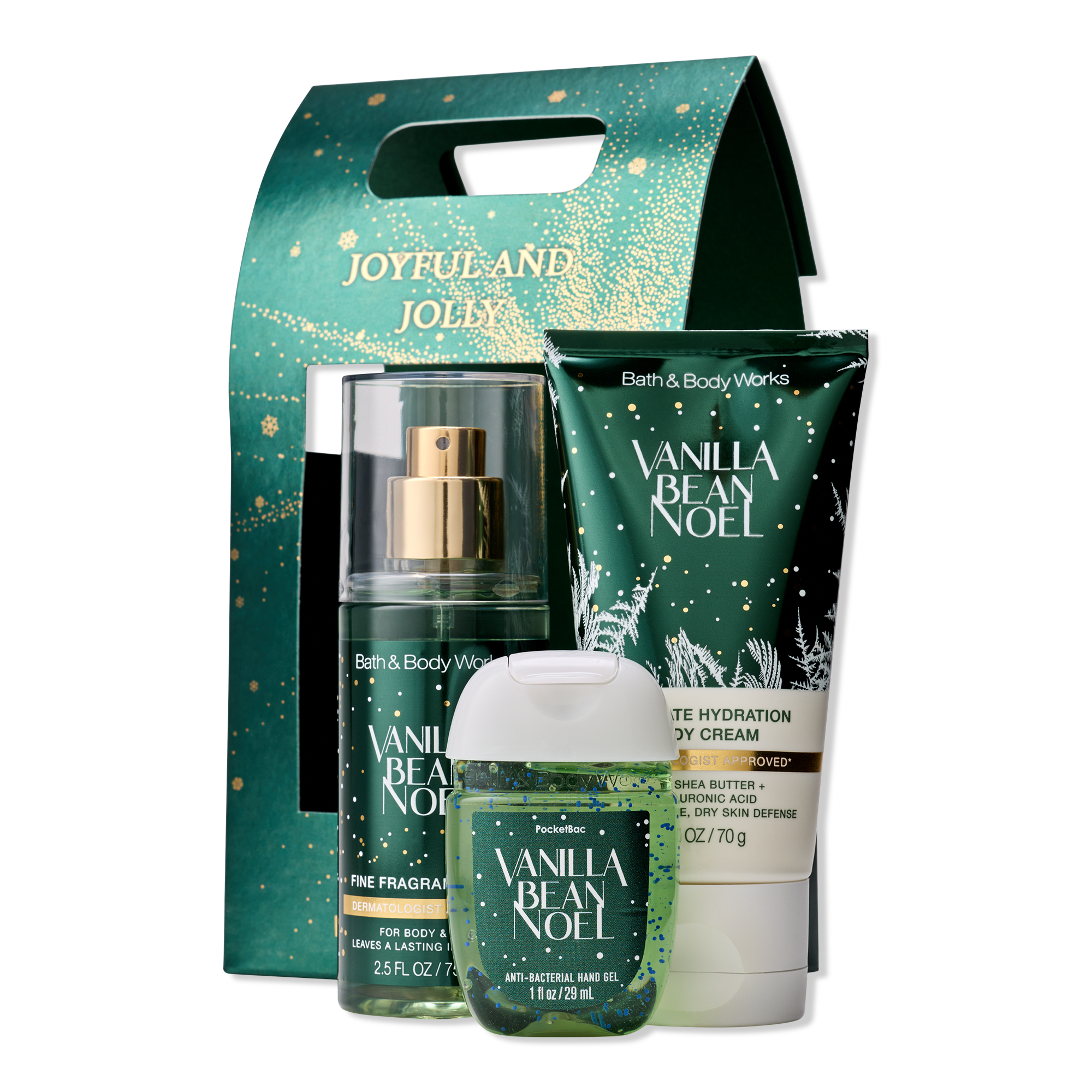 Bath & Body Works Vanilla Bean Noel Travel Size Gift Set #1