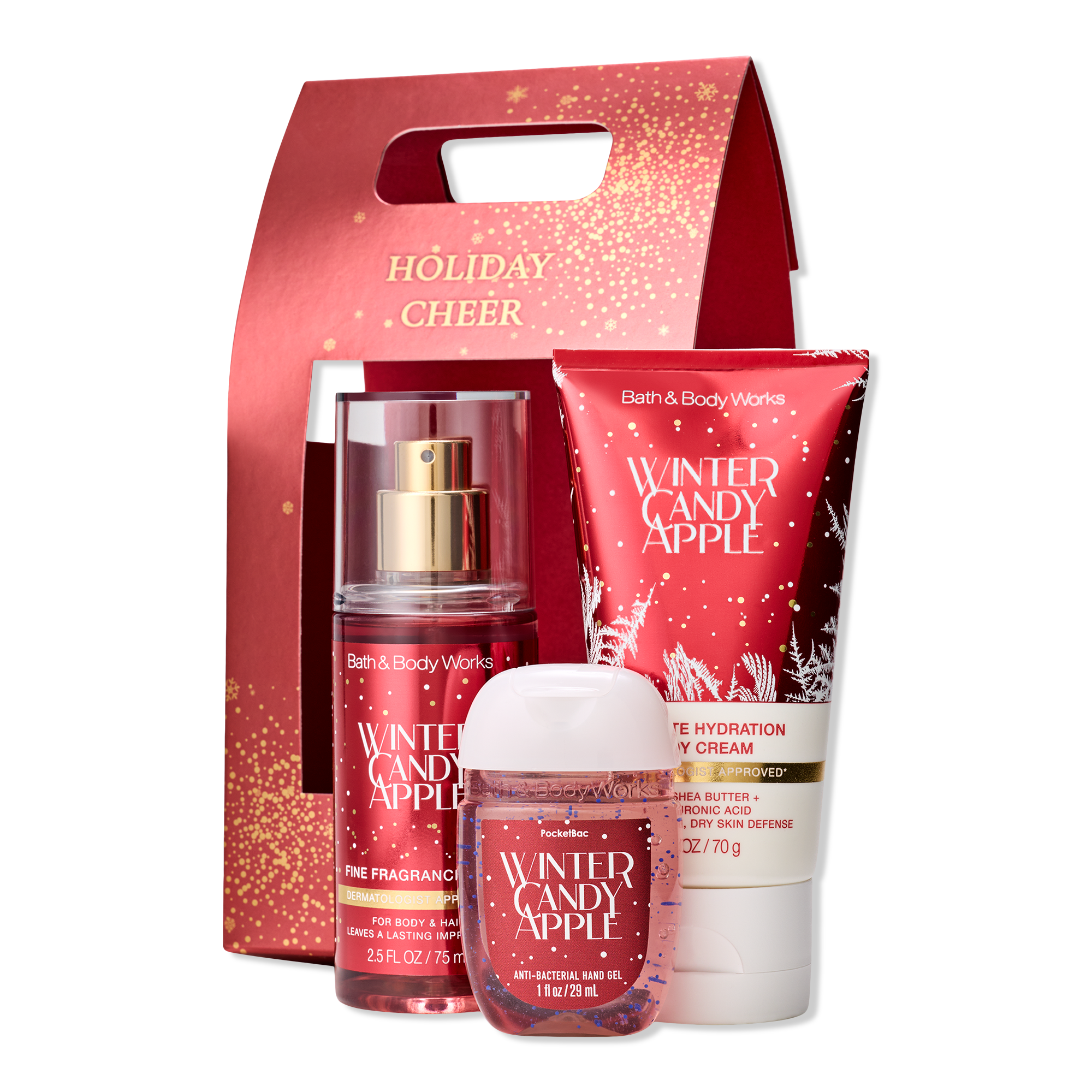 Bath & Body Works Winter Candy Apple Travel Size Gift Set #1